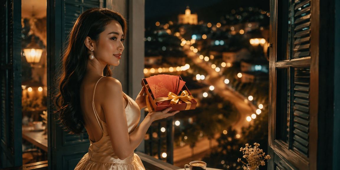 Người chơi nhận thưởng phong bì đỏ tại Đà Lạt Việt Nam